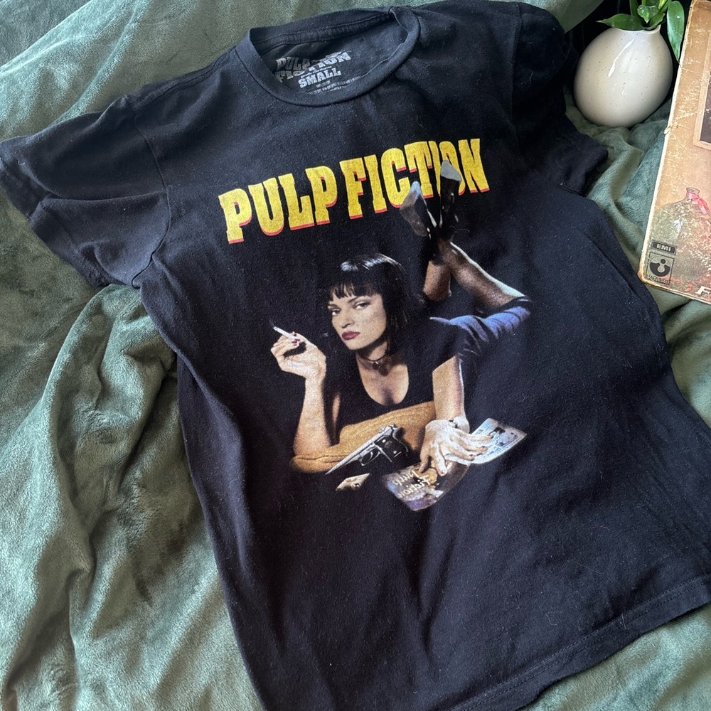 Pulp Fiction Black Graphic Tee